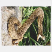 RATTLE SNAKE FLEECEDECKE (Vorderseite (Horizontal))