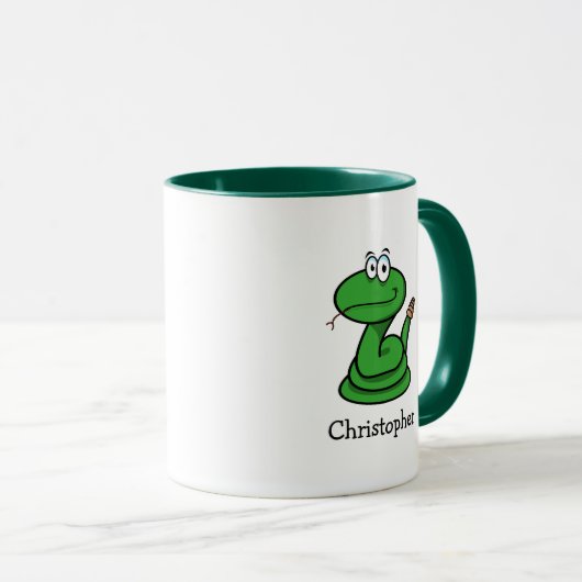 Rattle Snake Personalisiert Tasse (VorderseiteRechts)