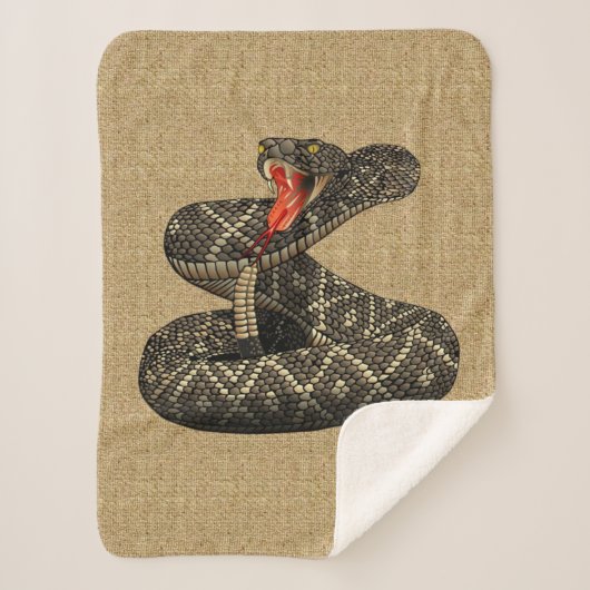 Rattle Snake Sherpadecke (Vorderseite)