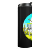 Rattle That Chains | Disk Golfing Skeleton Thermosbecher (Nach links gedreht)