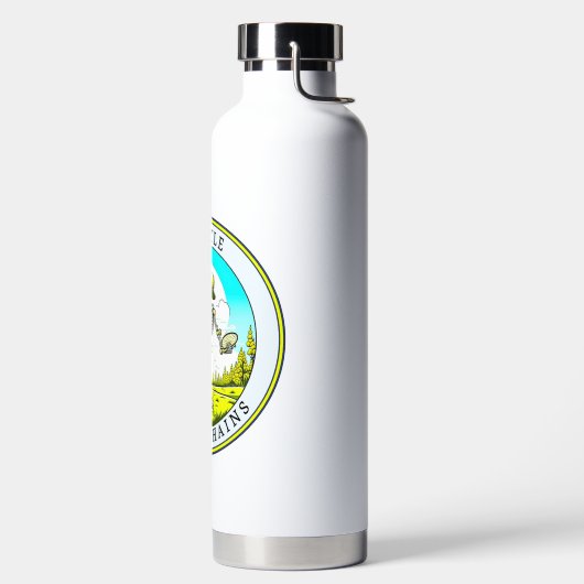 Rattle That Chains | Disk Golfing Skeleton Trinkflasche (links)