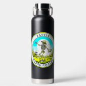 Rattle That Chains | Disk Golfing Skeleton Trinkflasche (Vorderseite)