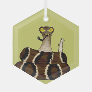 Rattler Ornament Aus Glas