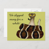 Rattler Postkarte (Vorne/Hinten)