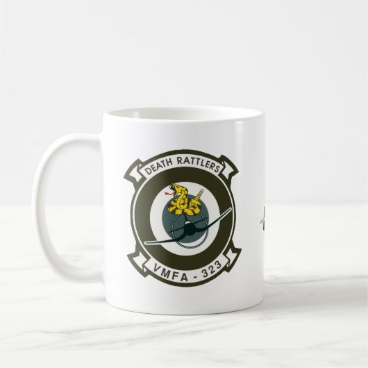 Rattlers-Tasse des TodVMFA323 Kaffeetasse (Links)