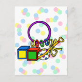Rattles & Blocks Postkarte (Vorderseite)