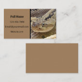 Rattlesnac-Visitenkarte Visitenkarte (Vorne/Hinten)