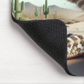 Rattlesnacht mit dem Staubteufel Mousepad (Ecke)