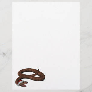 Rattlesnacht mit Weihnachtsmannmütze