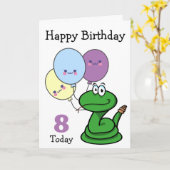 Rattlesnade mit alter Geburt Karte (Gelbe Blume)