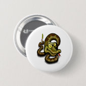 Rattlesnake Button (Vorne & Hinten)