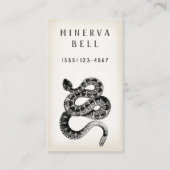 Rattlesnake Calling Card Telefonnummerkarte (Vorderseite)