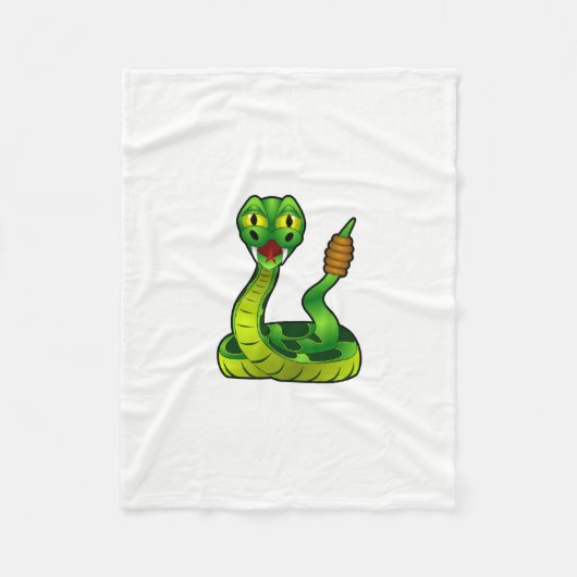 Rattlesnake Fleecedecke (Vorderseite)