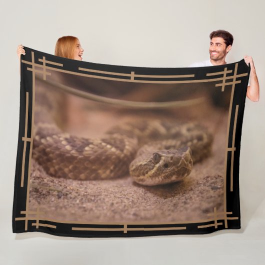 Rattlesnake Fleecedecke (Beispiel)