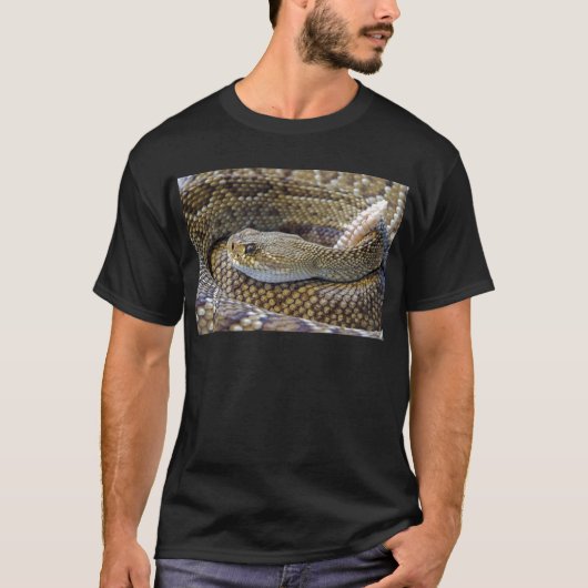 Rattlesnake Foto T-Shirt (Vorderseite)