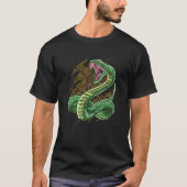 Rattlesnake für Schlangenzüchter Angry Snake T-Shirt (Vorderseite)
