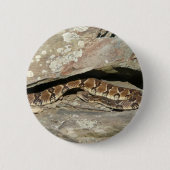 Rattlesnake im Shenandoah-Nationalpark Button (Vorderseite)