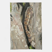 Rattlesnake im Shenandoah-Nationalpark Geschirrtuch (Vertikal)