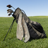 Rattlesnake im Shenandoah-Nationalpark Golfhandtuch (Gras)