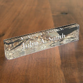 Rattlesnake im Shenandoah-Nationalpark Namensplakette (Seite)