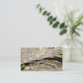 Rattlesnake im Shenandoah-Nationalpark Visitenkarte (Stehend Vorderseite)