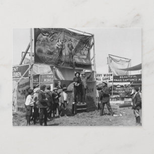 Rattlesnake Joe Sideshow, 20er Postkarte
