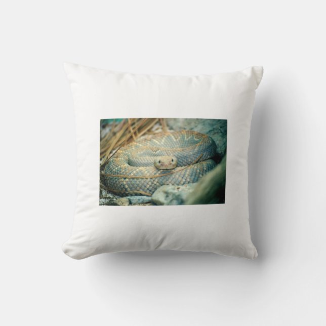 Rattlesnake Kissen (Vorderseite)