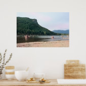 Rattlesnake Lake, Washington Print Poster (Küche)