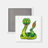 Rattlesnake Magnet (Vorderseite/Rückseite)