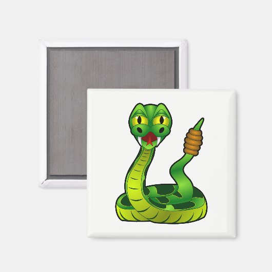 Rattlesnake Magnet (Vorderseite/Rückseite)