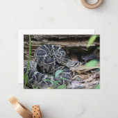 Rattlesnake Mitteilungskarte (Vorderseite/Rückseite Beispiel)