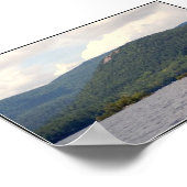 Rattlesnake Mountain and Squam Lake Fotograf Poster (Ecke)