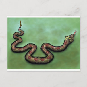 Rattlesnake Postkarte