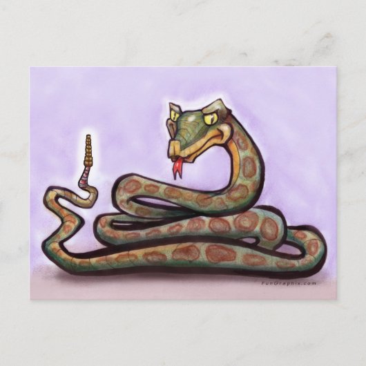 Rattlesnake Postkarte (Vorderseite)