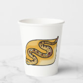 Rattlesnake Reptile Pappbecher (Vorderseite)