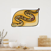 Rattlesnake Reptile Poster (Küche)