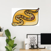 Rattlesnake Reptile Poster (Heimbüro)
