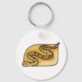 Rattlesnake Reptile Schlüsselanhänger (Rückseite)