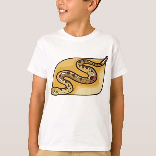 Rattlesnake Reptile T-Shirt (Vorderseite)