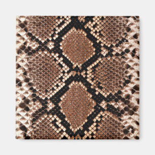 Rattlesnake Snake Skin Magnet