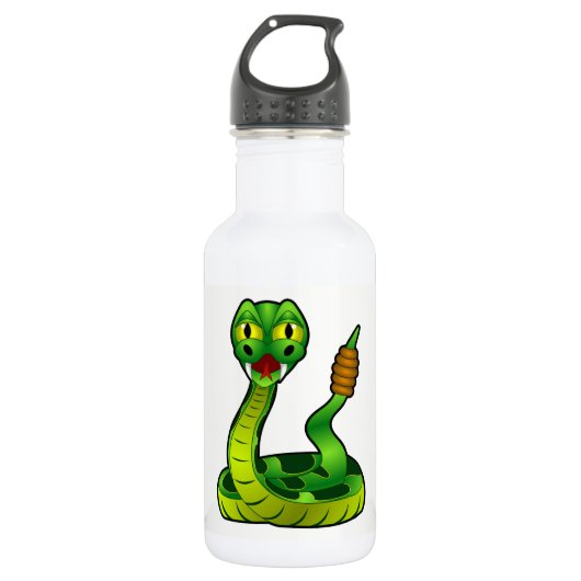 Rattlesnake Trinkflasche (Vorderseite)
