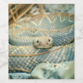 Rattlesnake Weinetikett (Einzelnes Label)