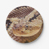 Rattlesnaktion Paper Party Teller (Vorderseite)