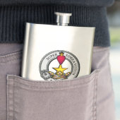 Rattray Wappen Abzeichen Flachmann (Beispiel)