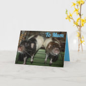 Ratty lächelt Mutter Tageskarte Karte (Gelbe Blume)