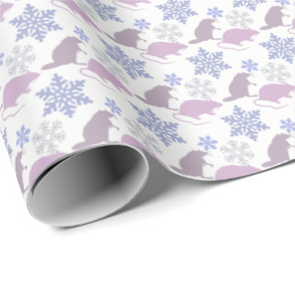 Ratty Weihnachtsratte Geschenkpapier
