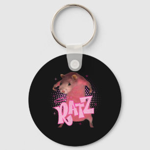 Ratz Fun Pink Maus Ratte Meme Männer Frauen Hallow Schlüsselanhänger