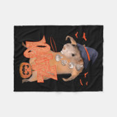 Ratz Funny Pink Mouse Rat Männer Halloween Meme Fleecedecke (Vorderseite (Horizontal))