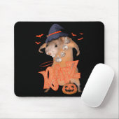 Ratz Funny Pink Mouse Rat Männer Halloween Meme Mousepad (Mit Mouse)