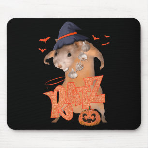 Ratz Funny Pink Mouse Rat Männer Halloween Meme Mousepad